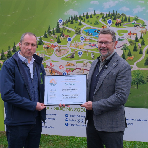 Zoo Brașov a primit statutul de membru cu drepturi depline în Asociația Europeană a Grădinilor Zoologice