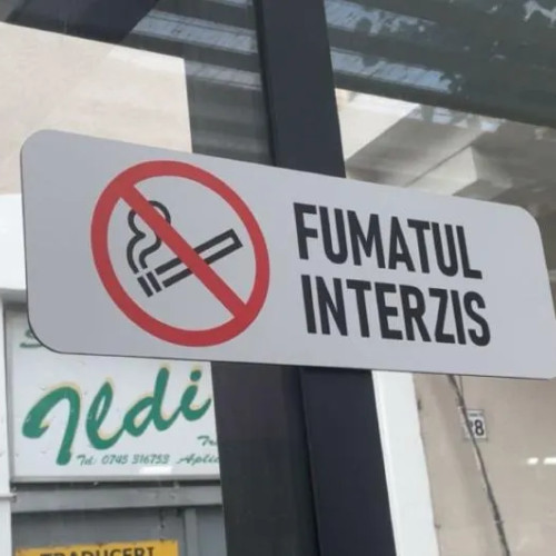 Sesizare privind fumatul în fața colegiului George Coșbuc din Cluj-Napoca