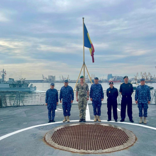 Britanicii participă la exercițiul naval multinațional Poseidon organizat de Marina Română