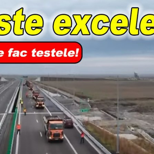 Încep testele pe podul lotului Mizil-Buzău de pe A7 pentru deschiderea circulației