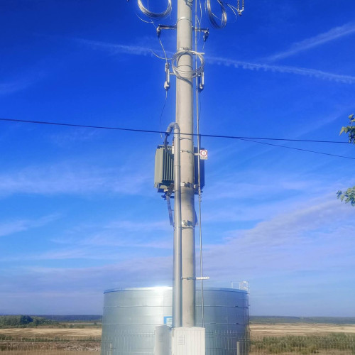 Se finalizează lucrările la postul de transformare din comuna Băleni