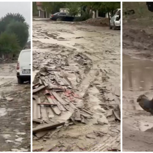 Periferia Craiovei, blocată în nămol din cauza lucrărilor la canalizare