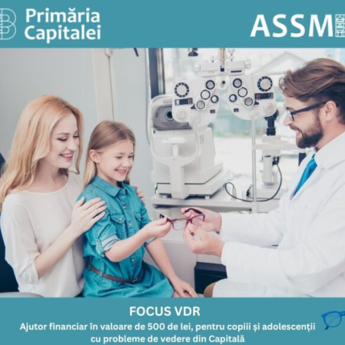 București: sprijin financiar pentru ochelari destinat copiilor și adolescenților