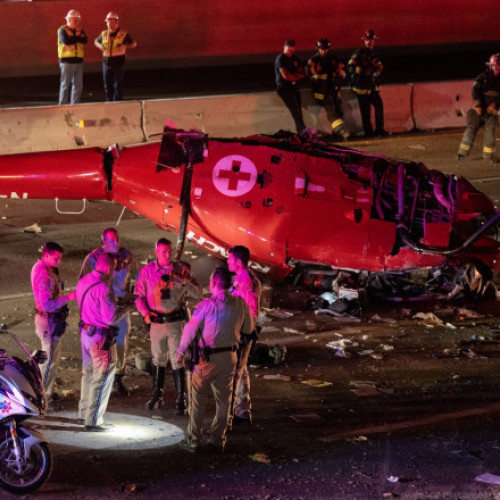 Accident grav cu elicopter medical în Sacramento: trei răniți în stare critică
