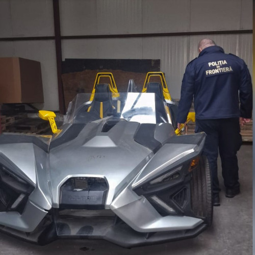 Un triciclu căutat de autoritățile canadiene, descoperit la Punctul de Frontieră Constanța