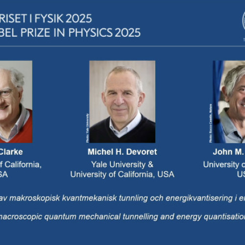 Premiul Nobel pentru Fizică 2025, acordat pentru descoperiri în tunelarea cuantică macroscopica