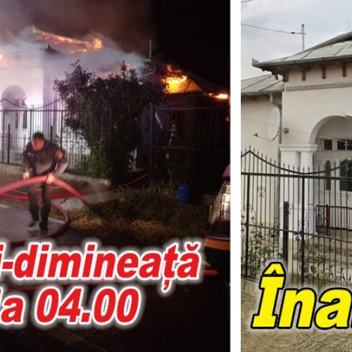 Incendiu devastator în Lipia distruge o casă și ucide animale din gospodărie