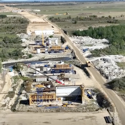 Lucrările avansează rapid pe lotul 3 al autostrăzii Sibiu-Făgăraș