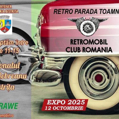 Retro Parada Toamnei va anima pietonalul Liviu Rebreanu din Bistrița