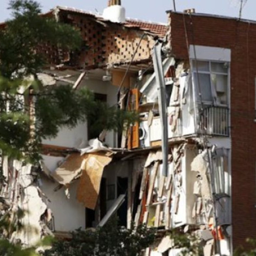 Clădire în renovare din centrul Madridului s-a prăbușit parțial, mai multe persoane sunt date dispărute