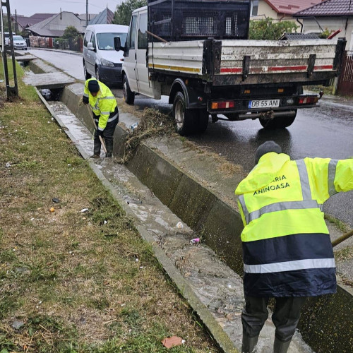 Primăria Aninoasa gestionează situația codului portocaliu în Dâmbovița