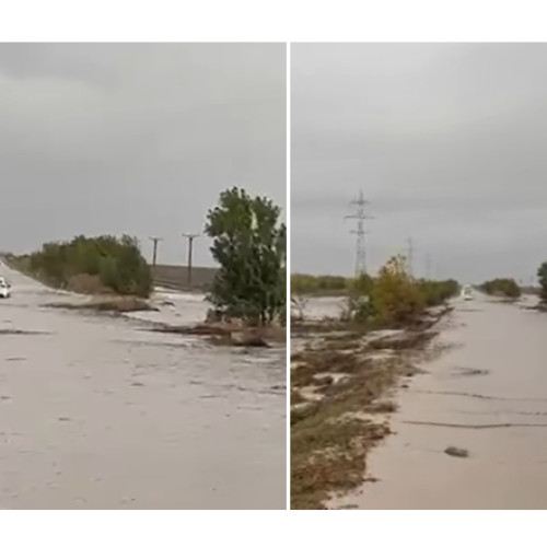 Trei persoane salvate din viitură în județul Constanța între localitățile Dorobanțu și Nicolae Bălcescu