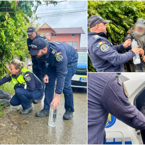 Un bărbat găsit căzut pe marginea drumului de polițiști în Podu Turcului