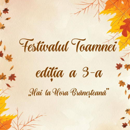 Brănești sărbătorește toamna cu a treia ediție a Festivalului Toamnei