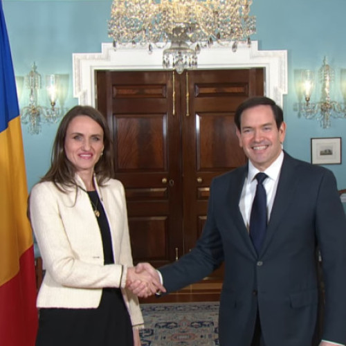 Oana Țoiu a avut o întrevedere oficială cu secretarul de stat american Marco Rubio