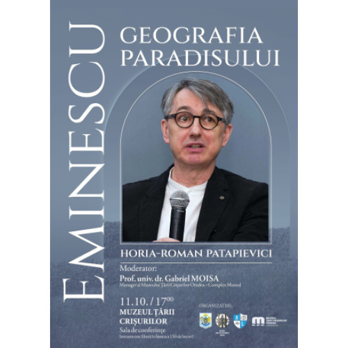 Horia-Roman Patapievici susține conferința „Eminescu – Geografia Paradisului” la Oradea