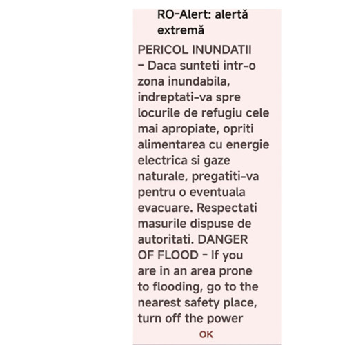 Autoritățile recomandă evacuarea persoanelor din zonele inundabile
