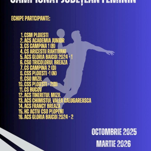 Începe campionatul județean de handbal pentru juniori în Prahova