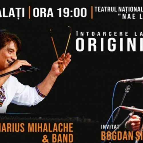 Concert inedit la teatrul „Nae Leonard” cu Marius Mihalache și Bogdan Simion