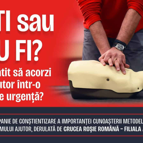 Crucea Roșie Alba promovează prim ajutor prin campanii și ateliere publice