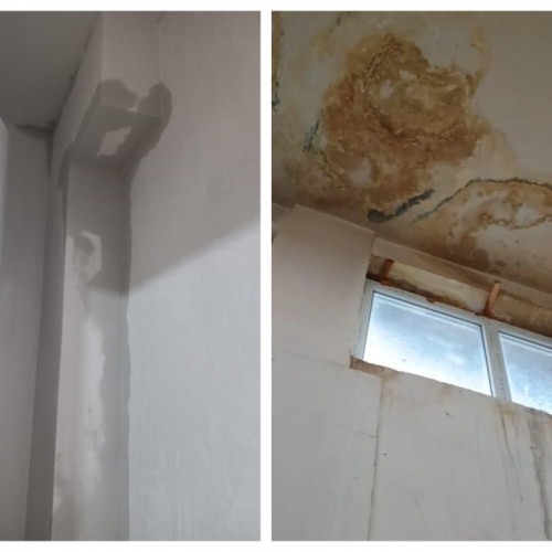 Blocurile din Galați renovate cu fonduri UE au probleme din cauza infiltrațiilor în timpul ploilor