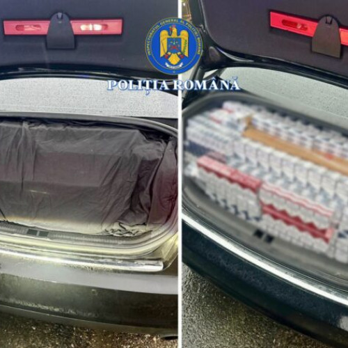 Bărbat prins cu 15.000 de pachete de țigarete fără timbre fiscale în Bacău