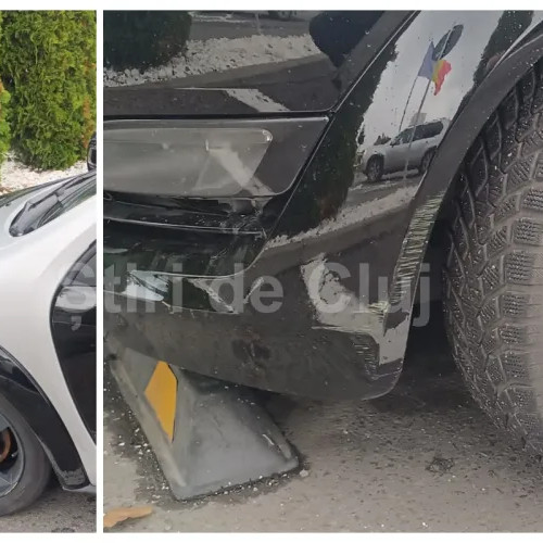 Patru tineri clujeni au furat și vandalizat o mașină din parcarea LIDL Florești