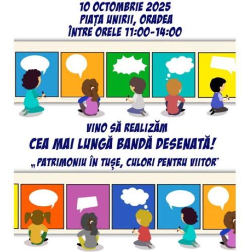 Oradea găzduiește cea mai lungă bandă desenată dedicată patrimoniului local