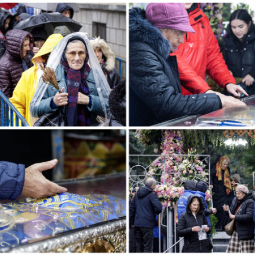 Zeci de mii de pelerini s-au închinat la Sfânta Parascheva la Iași