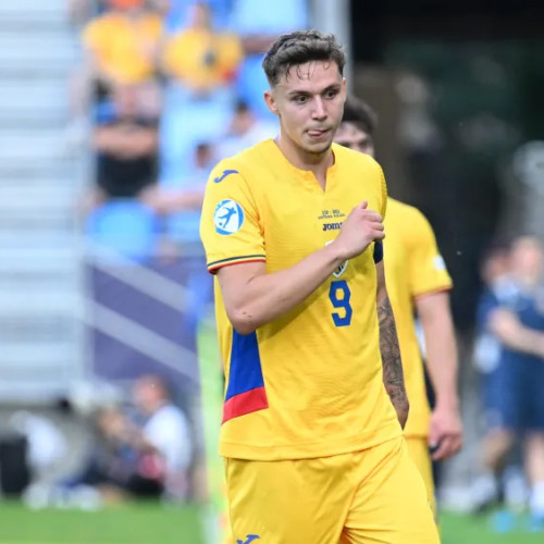 Louis Munteanu a înscris primul său gol pentru naționala României în victoria cu Moldova