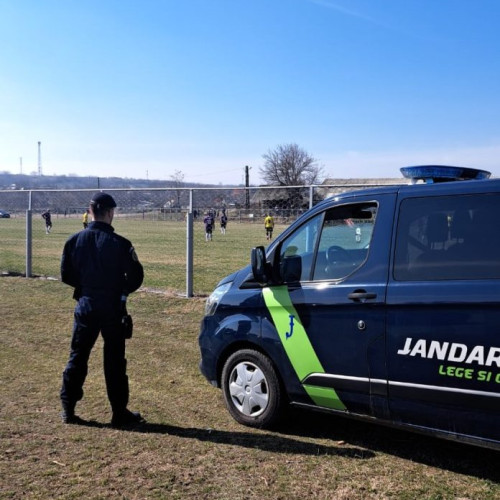 Polițiștii vrânceni asigură ordinea publică la evenimente sportive din județ