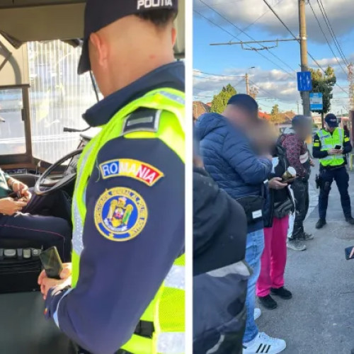 Acțiune comună la Cluj pentru siguranța în mijloacele de transport în comun