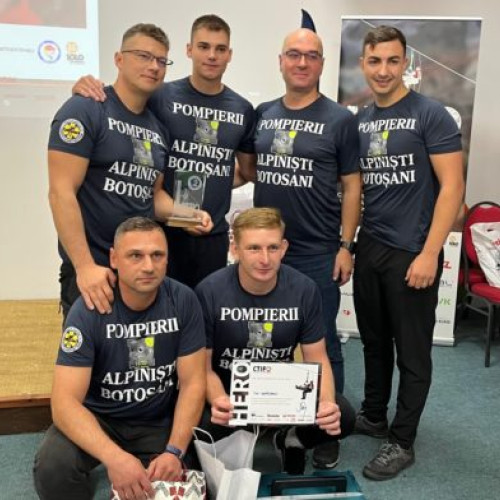 Salvatorii botoșăneni au câștigat locul II la concursul național HERO România 2025
