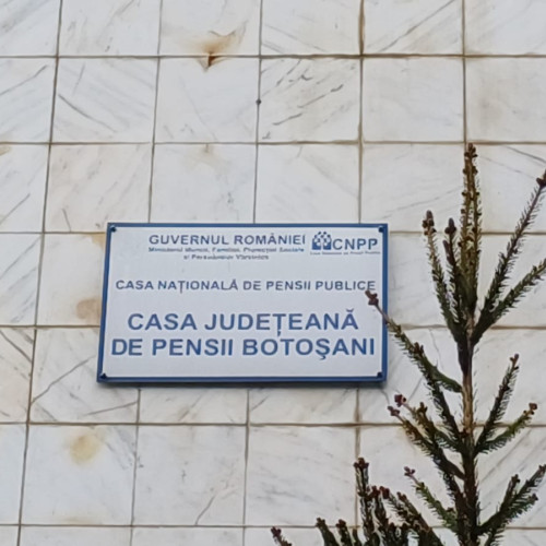 Banii pentru pensiile din Botoșani, virați joi 9 octombrie