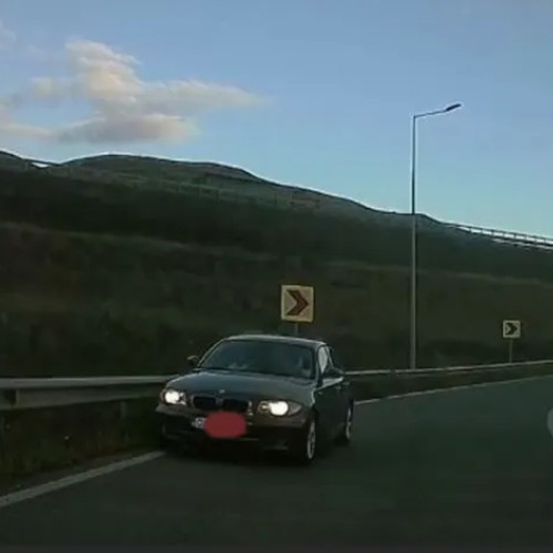 Șofer surprins pe contrasens la intrarea pe autostrada A10, spre Turda