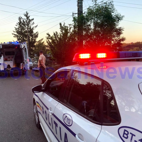 Accident în Botoșani după ce un șofer a intrat pe contrasens din cauza neatenției