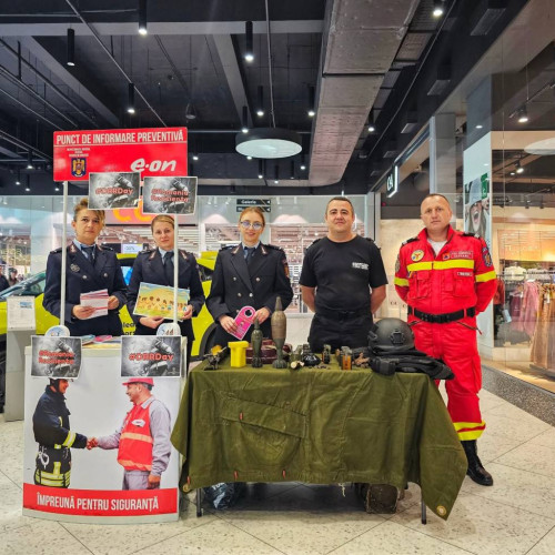 Pompierii din Dâmbovița organizează activități educative de prevenire a dezastrelor