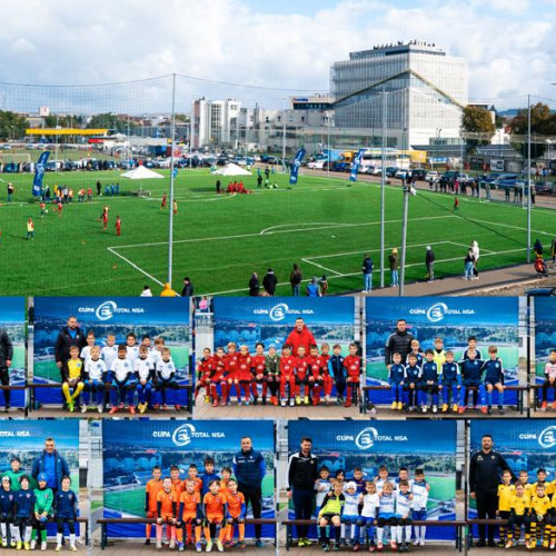 Cupa Total NSA aduce peste 200 de copii la baza sportivă Alma din Sibiu