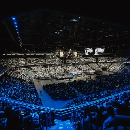 BT Arena a devenit scena celui mai mare cor ortodox din România organizat de tinerii creștini