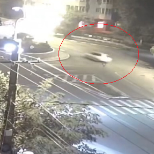 Șofer urmărit de poliție la Constanța după ce a provocat accident rutier și a fugit