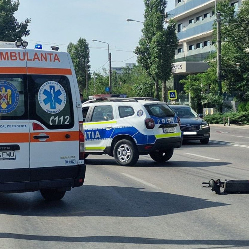 Băiat de 15 ani rănit după un accident cu trotinetă la Mangalia