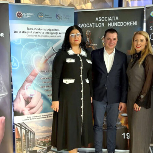 Avocații din Hunedoara discută impactul inteligenței artificiale în drept