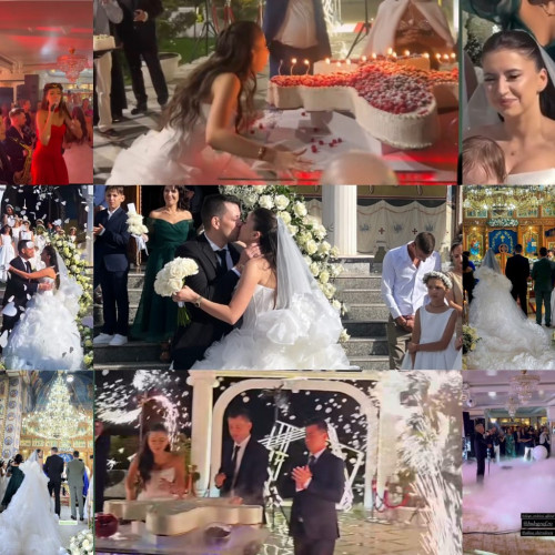 Motru a găzduit o petrecere spectaculoasă cu tematică aeroport pentru Alina și Diego Endrizzi