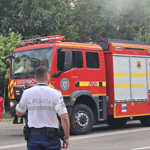 Intervenție rapidă a pompierilor la un incident din Fripis