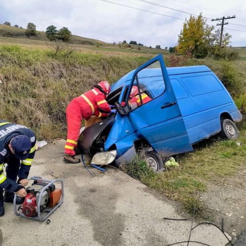 Bărbat de 75 de ani a murit într-un accident pe DJ 106 în județul Sibiu