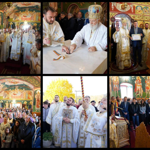 Mitropolitul Nifon a sfințit biserica din Dealu Frumos, Pietroșița