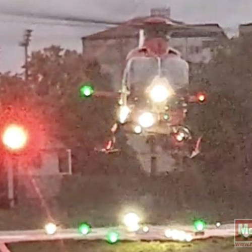 Pacient cu accident vascular cerebral, transferat de urgență cu elicopterul SMURD la Iași