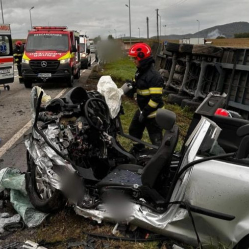 Accident rutier mortal pe DN1C lângă Câțcău în județul Cluj