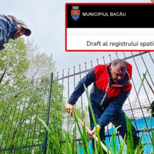 Primăria Bacău menține registrul spațiilor verzi ca document „draft” deși este oficial