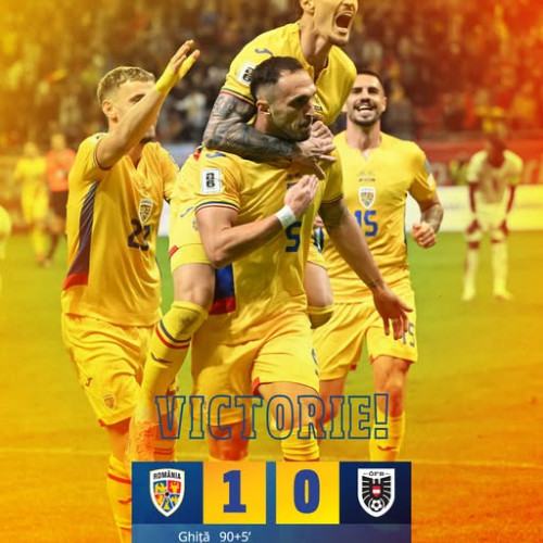 România învinge Austria în ultimele momente ale meciului de la preliminariile CM 2026